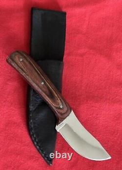 Custom 1980's Hunting Knife Rare Florida Maker Brj No. 234 Original Sheath