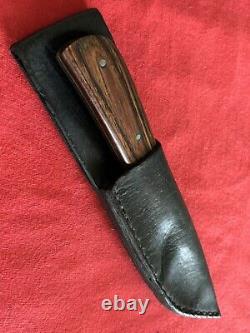 Custom 1980's Hunting Knife Rare Florida Maker Brj No. 234 Original Sheath