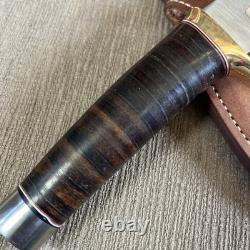 Custom, Andre Ronald, Yukon Skinner, D-2 Steel, So. Africa, Custom Sheath