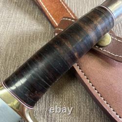 Custom, Andre Ronald, Yukon Skinner, D-2 Steel, So. Africa, Custom Sheath
