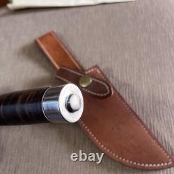 Custom, Andre Ronald, Yukon Skinner, D-2 Steel, So. Africa, Custom Sheath