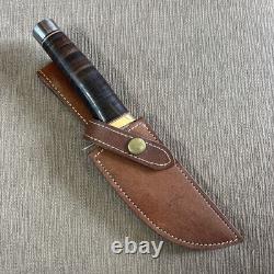 Custom, Andre Ronald, Yukon Skinner, D-2 Steel, So. Africa, Custom Sheath