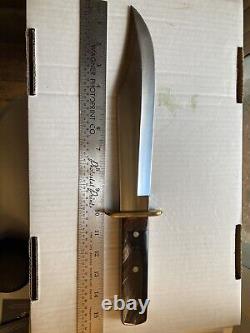 Custom Bowie Fighting Hunting Knife Blackstone (Michael Rein 2009) with Sheath