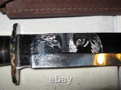Custom Egyptian handmade fixed blade hunting knives