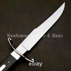 Custom Hand Forged Hell Belle's Sharp Swedged 8mm Bowie REPLICA Bart Moore guard