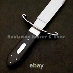 Custom Hand Forged Hell Belle's Sharp Swedged 8mm Bowie REPLICA Bart Moore guard