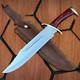 Custom Handmade Bowie Knife 16.5 Hunting Survival 440C Steel Fixed Blade