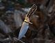 Custom Handmade D2 Steel Bob Loveless Style Hunting Knife with Stag Horn Handle