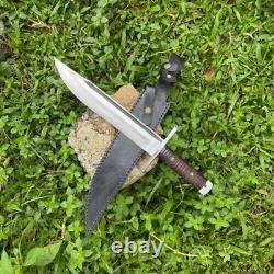 Custom Handmade D2 Tool Steel Hunting Bowie Knife Survival Bowie Knife