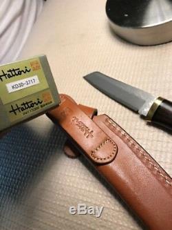 Custom Handmade Hattori Cowry-x Tanto Hunter Knife Seki Japan Pristine Vintage