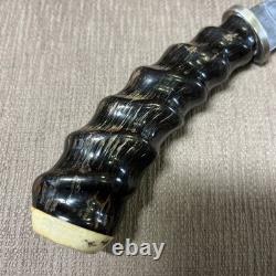 Custom Handmade Hunter, Impala Horn, Unique Aged Sheath, Circa 1980's