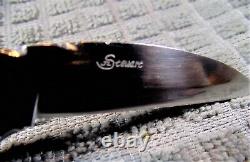 Custom Handmade J. L. Stewart One of a Kind Small Skinner Knife BEAUTIFUL