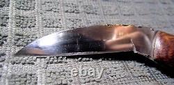 Custom Handmade J. L. Stewart One of a Kind Small Skinner Knife BEAUTIFUL