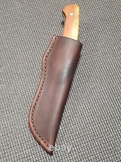 Custom Handmade POOR BOY By Leavenworth Knife Works Fixed Blade Hunter