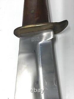 Custom Handmade Stainless Steel Hunting Bowie Knife withSheath 14.5