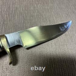 Custom J. Gorey, Fixed Blade Knife, Ariz USA, Unused, Stag, Custom Sheath