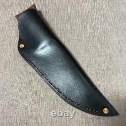 Custom J. Gorey, Fixed Blade Knife, Ariz USA, Unused, Stag, Custom Sheath