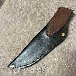 Custom J. Gorey, Fixed Blade Knife, Ariz USA, Unused, Stag, Custom Sheath
