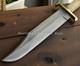 Custom Made 12C27 Steel Stocked Buck 903 Bowie REPLICA in Bone Handle