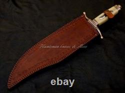 Custom Made Hand Forged 5160 Spring Steel Smith Wick (Jim's) BOWIE REPLICA