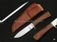 Custom Made Morseth Knife REPLICA with AEBL Stainless Steel withRose Wood Handle