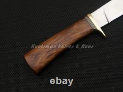 Custom Made Morseth Knife REPLICA with AEBL Stainless Steel withRose Wood Handle