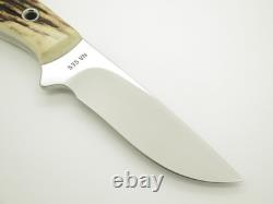 Custom Mike Irie Custom S35VN Stag Fixed 3.875 Blade Hunting Knife