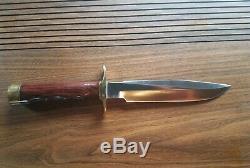 Custom Randall Made Knife Model 1 All Purpose Fighter with Leather Sheath & Stone