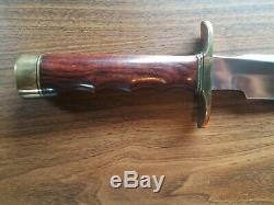 Custom Randall Made Knife Model 1 All Purpose Fighter with Leather Sheath & Stone