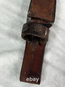 Custom Stag Handle Knife J L E 44 Vintage Hunting Bladeand Sheath