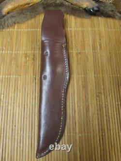 Cutco 1069 Vintage HUNTING KNIFE Double-D Blade (Serrated Edge) Leather Sheath