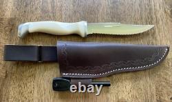 Cutco 1759 Ivory Handle Hunting Knife, Mint Condition