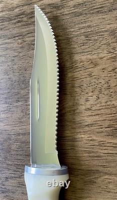 Cutco 1759 Ivory Handle Hunting Knife, Mint Condition