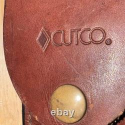Cutco 1769 JG Hunting Knife With Leather Sheath Vintage! USED ONCE