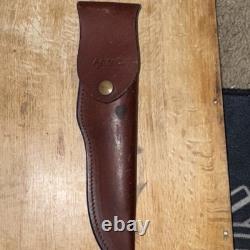 Cutco 1769 JG Hunting Knife With Leather Sheath Vintage! USED ONCE