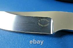 D. Wardman Custom Hunter Knife + Sheath Hand Crafted # 1515 Ramsey, Michigan USA