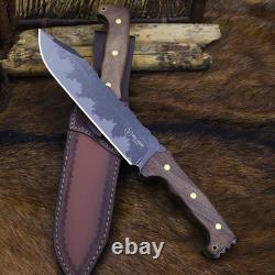 DC53 Steel 38CM (15.2IN) Full Tang 6Mm Thick Fixed Knife+Sheath&(5.9In) Cerium I