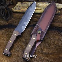 DC53 Steel 38CM (15.2IN) Full Tang 6Mm Thick Fixed Knife+Sheath&(5.9In) Cerium I