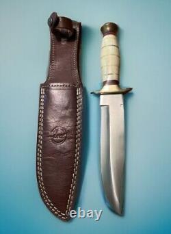 DNZ FIXED Blade Hunting Knife With Leather Sheath Gorgeous