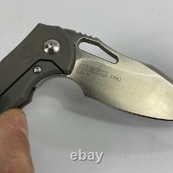 DROP Massdrop x Ferrum Forge Falcon S35VN Folding Knife Titanium Frame Lock