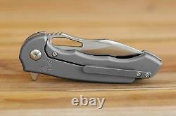 DROP Massdrop x Ferrum Forge Falcon S35VN Folding Knife Titanium Frame Lock