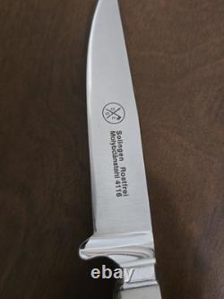 DSE Solingen Rostfrei Molybdänstahl 4116 European Stag Fixed Blade with Scabbard