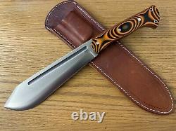 Discontinued Bark River Knives JX5 Vengeful 1 CPM 3V Tigerstripe G10 15.6