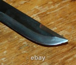 EGW KNIFE MILITARY WWII Fighting Survival Leather Sheath Combat Hunting Waterman