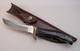 Early 1973-1981 Buck USA Akonua 402 440C Micarta Hunting Skinning Knife & Sheath