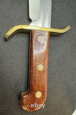 Early Handmade SVORD Von Tempsky Bowie Hunting Full Tang Fixed Blade Knife