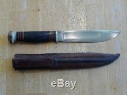 Early M. S. A. Co Knife with Original Tube Sheath