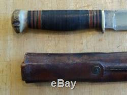 Early M. S. A. Co Knife with Original Tube Sheath