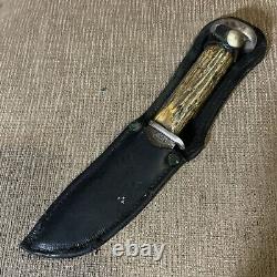 Early, Vintage 1930's, Remington Dupont, RH-UMC 320 Model, Stag, Sheath