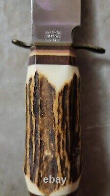 Edge Brand 473 Solingen Germany Blade Stag Hunt Knife Sheath Christmas Gift